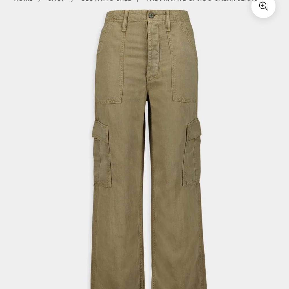 MOTHER Flare & Wide Leg Jeans in Olive